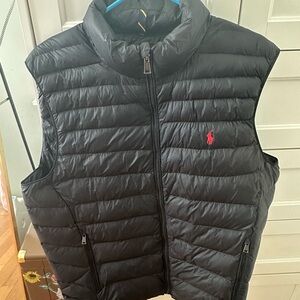 Men’s Polo Ralph Lauren Packable Puffer Vest - Black
